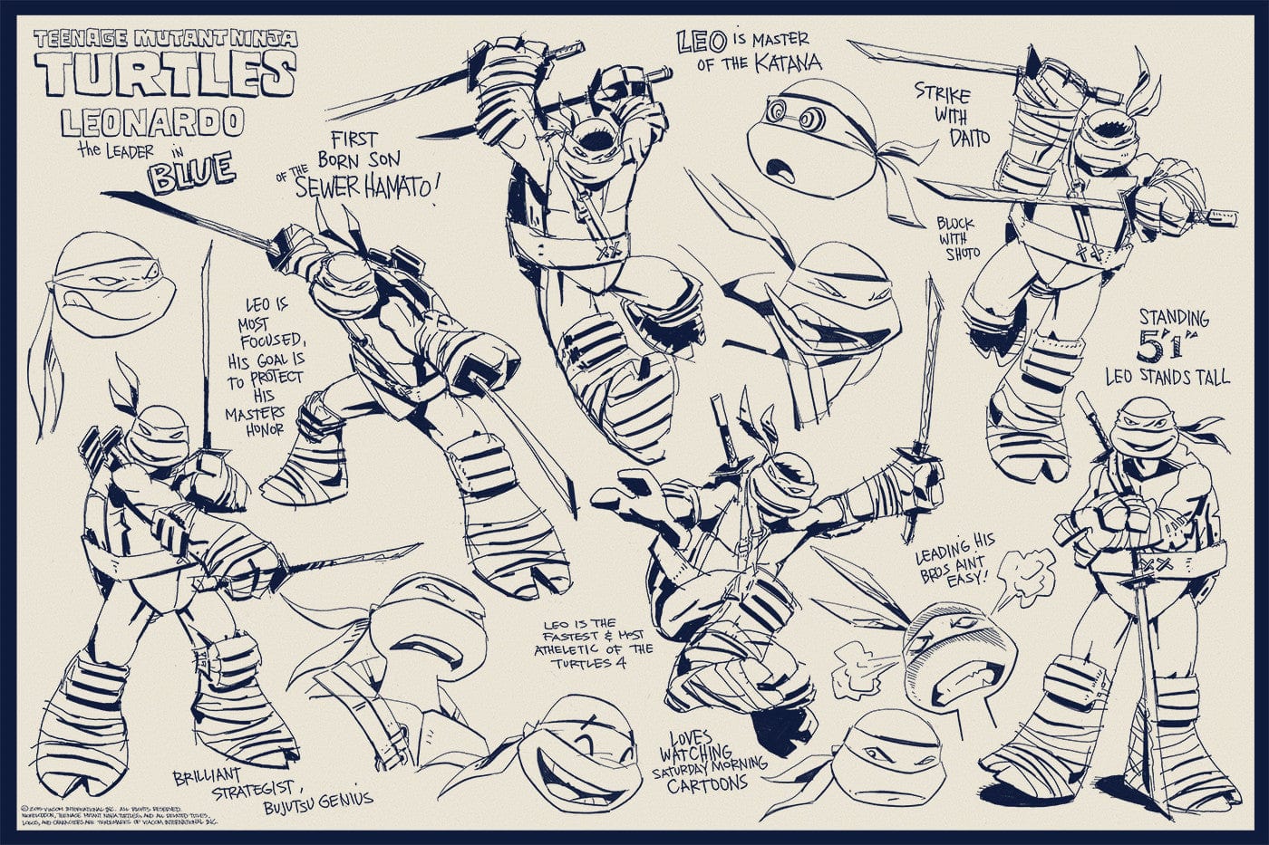 Teenage Mutant Ninja Turtles Character Concepts (Set of 4) - Image 3