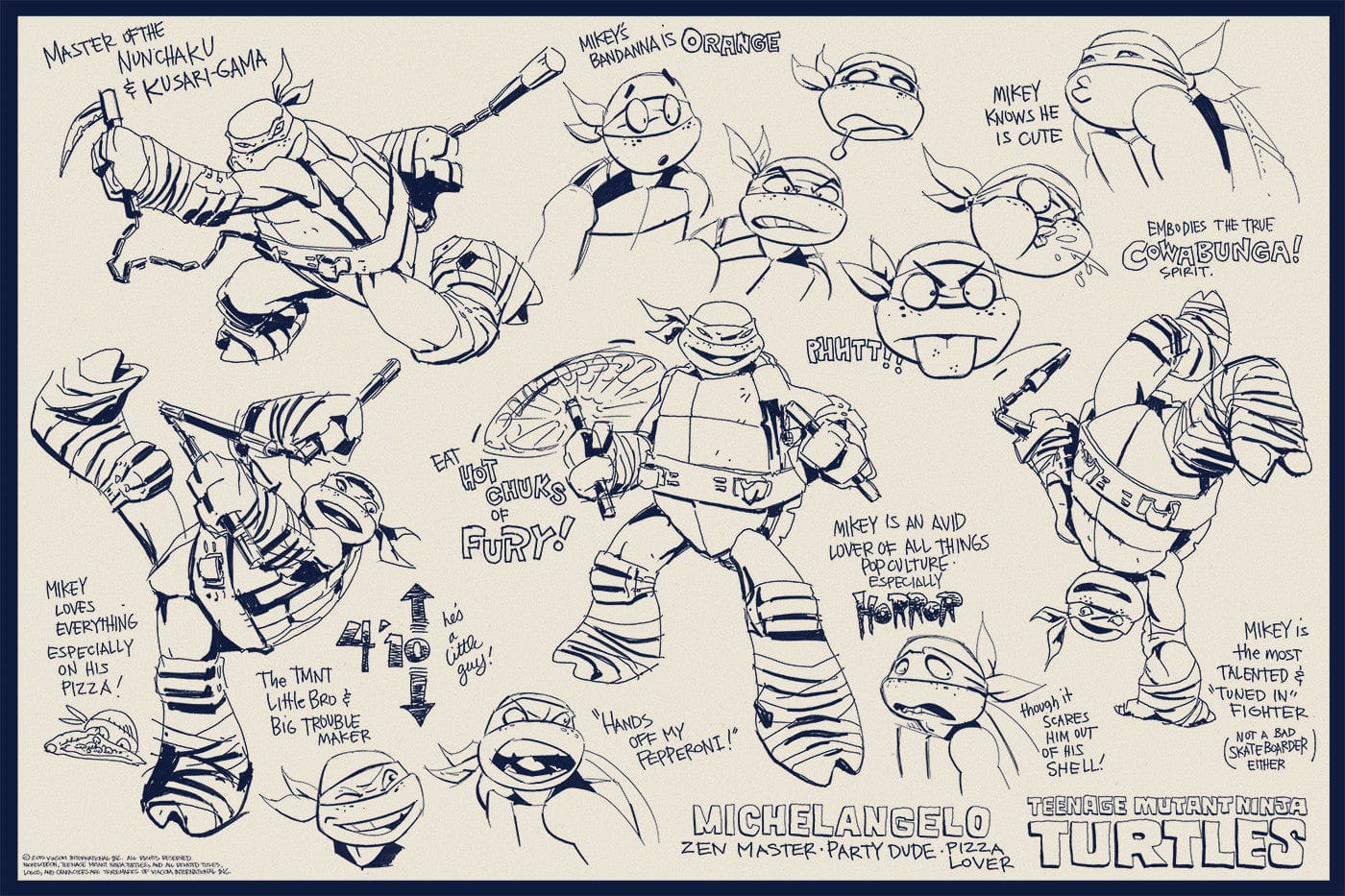 Teenage Mutant Ninja Turtles Character Concepts (Set of 4) - Image 4