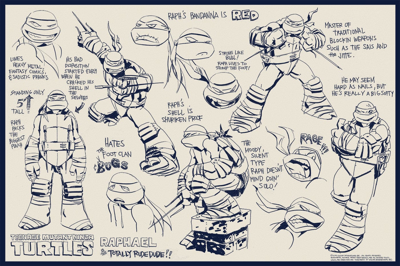 Teenage Mutant Ninja Turtles Character Concepts (Set of 4) - Image 5