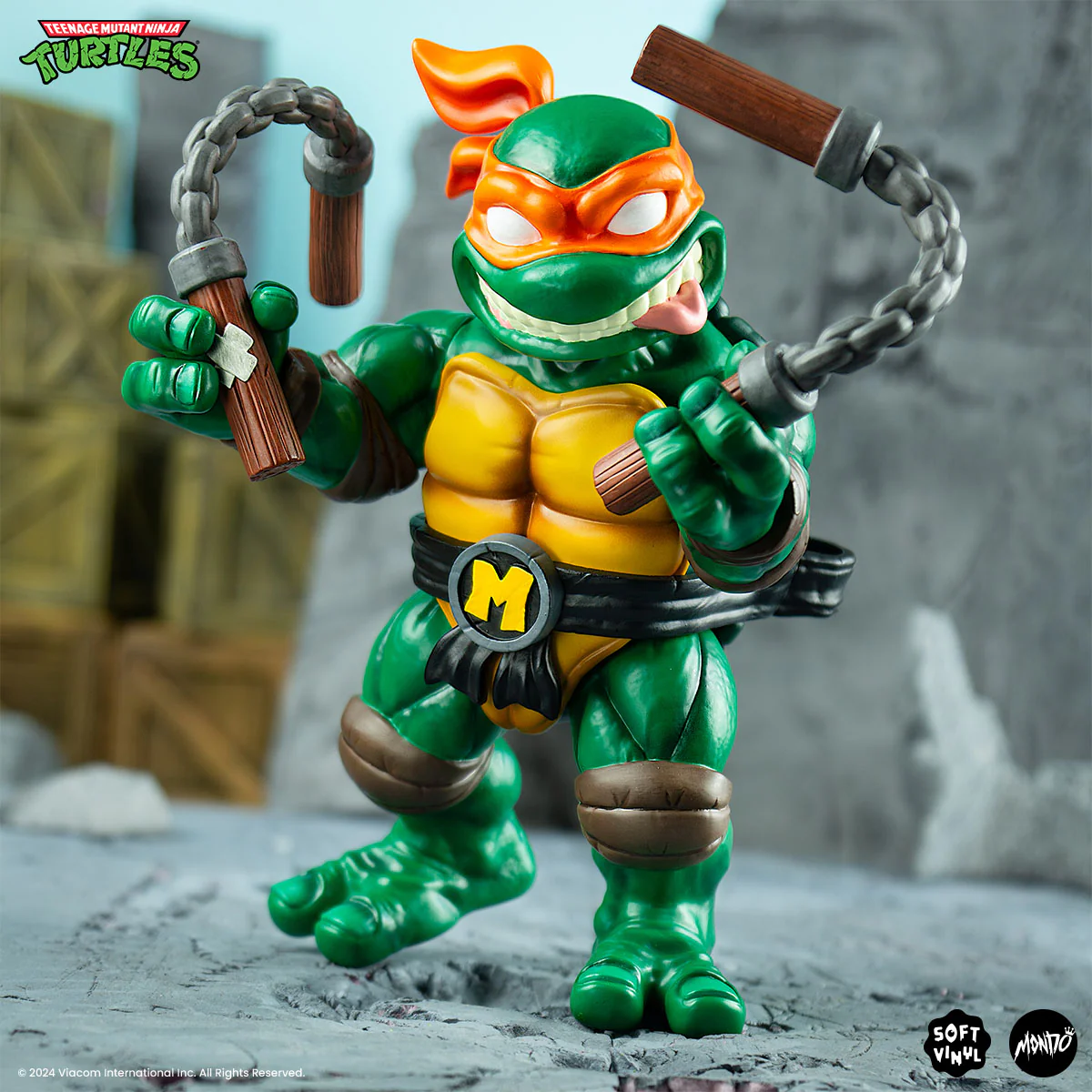 Teenage Mutant Ninja Turtles - Michelangelo Soft Vinyl Figure - Image 6