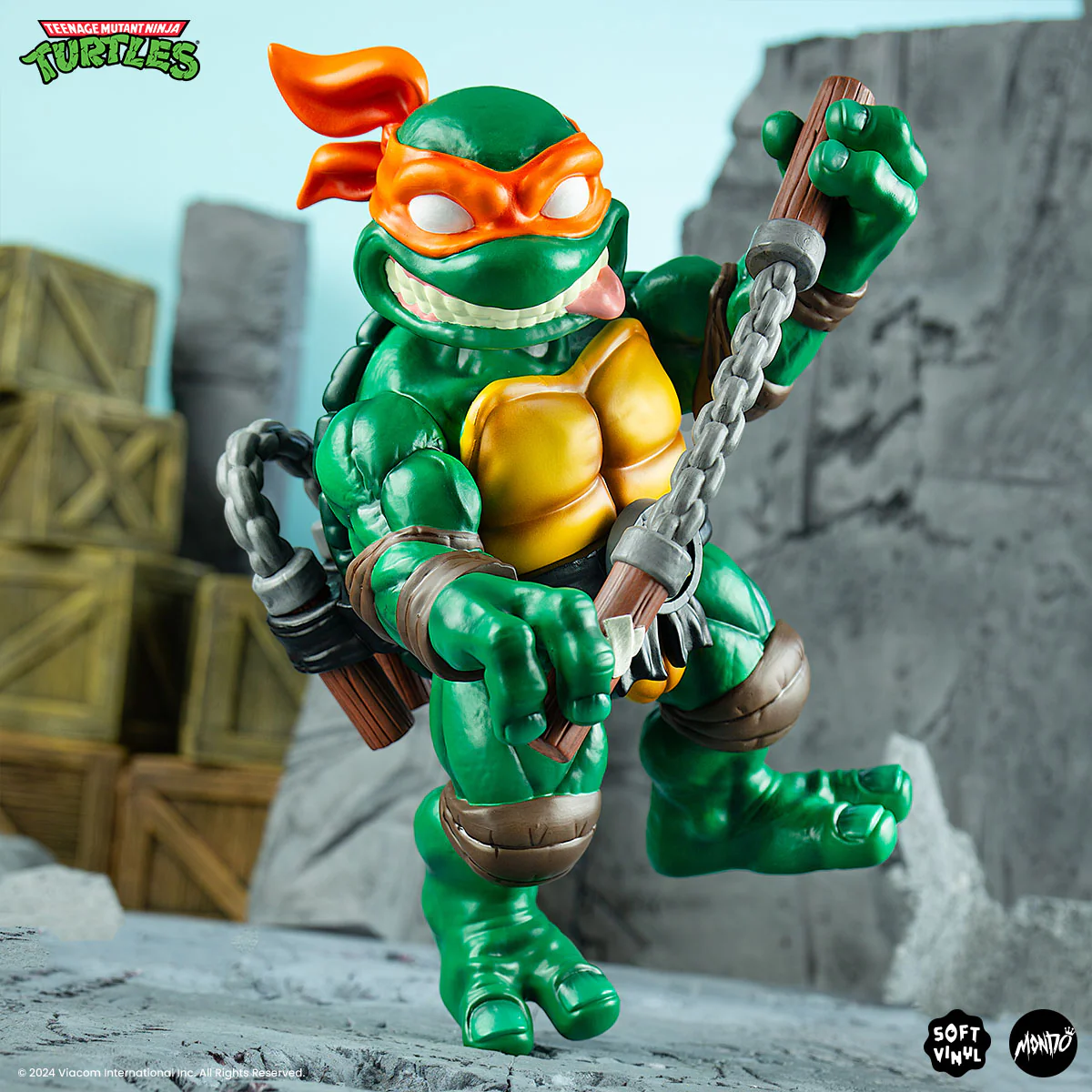 Teenage Mutant Ninja Turtles - Michelangelo Soft Vinyl Figure - Image 7