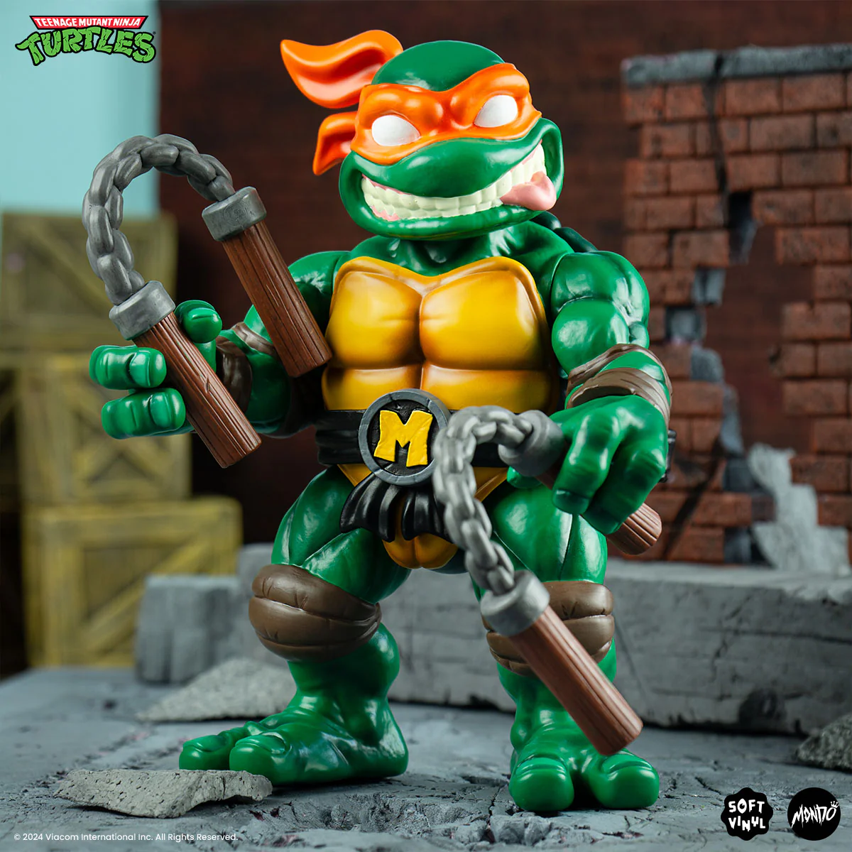 Teenage Mutant Ninja Turtles - Michelangelo Soft Vinyl Figure - Image 8