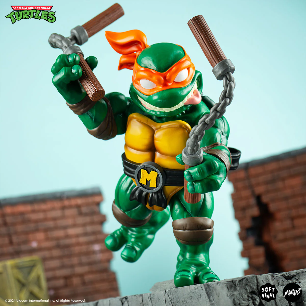 Teenage Mutant Ninja Turtles - Michelangelo Soft Vinyl Figure - Image 9