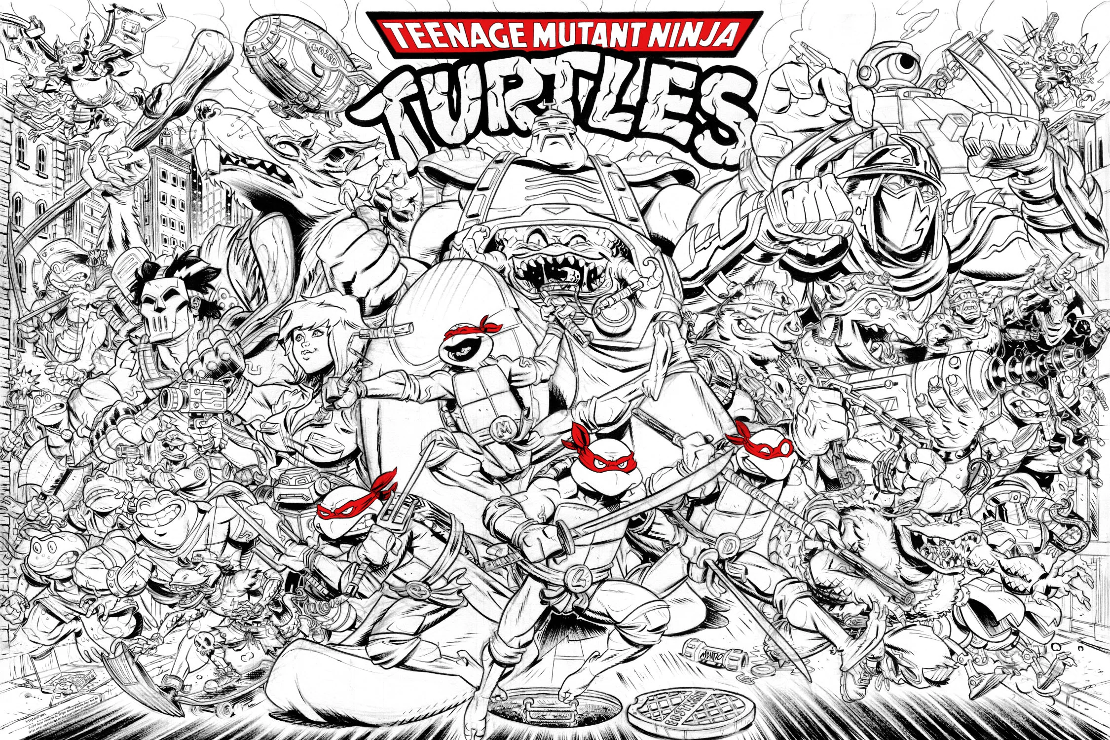 Teenage Mutant Ninja Turtles Mirage Variant Poster