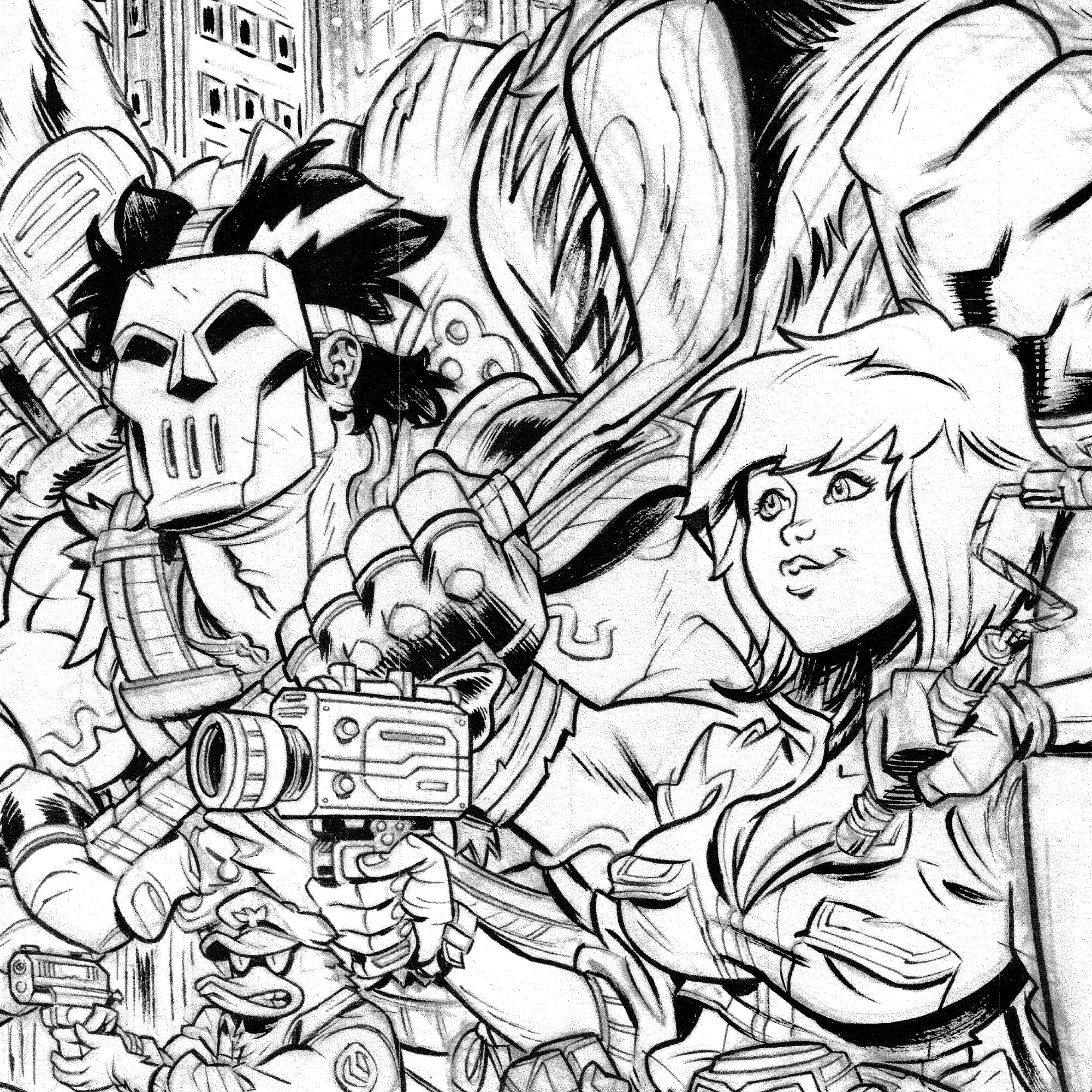 Teenage Mutant Ninja Turtles Mirage Variant Poster - Image 4