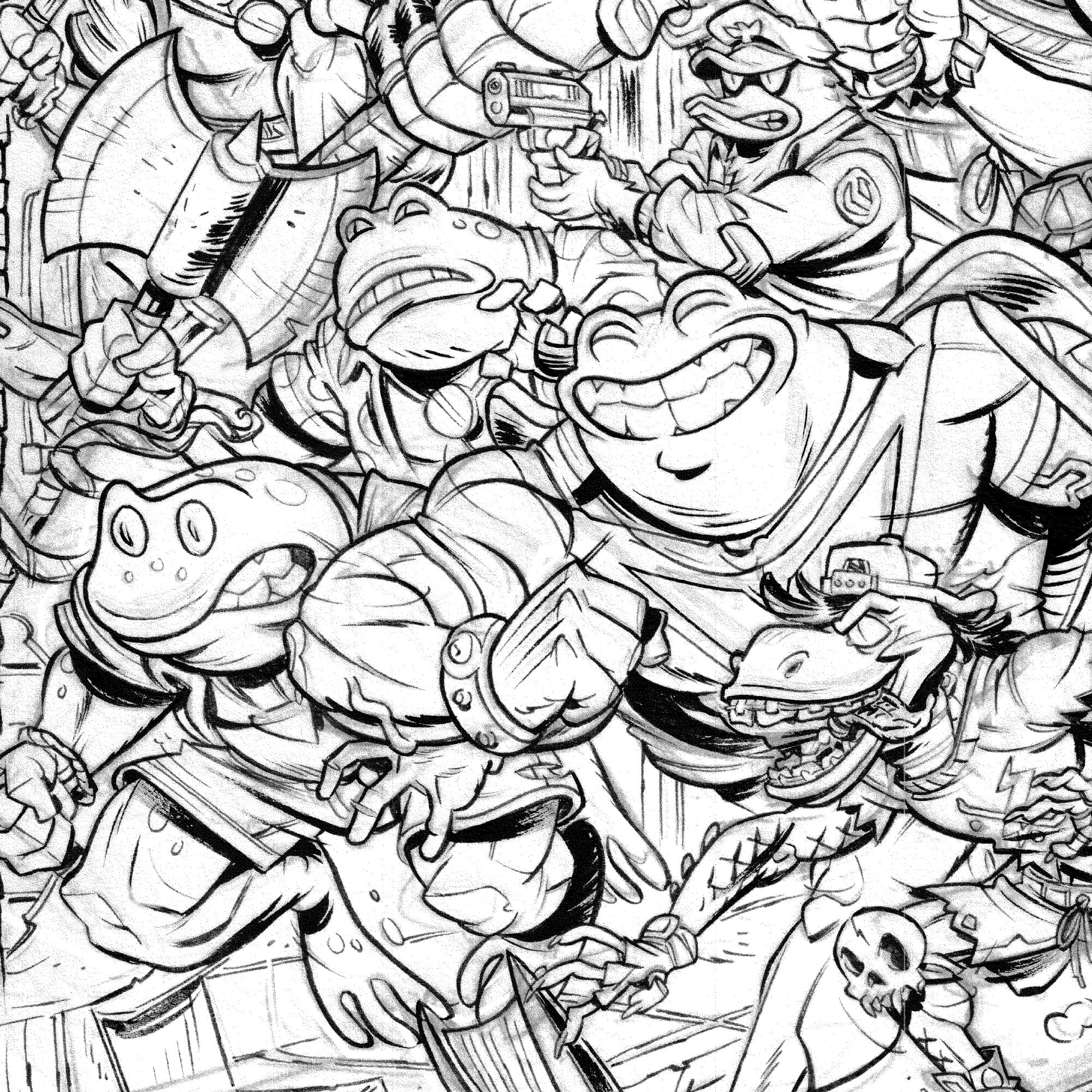 Teenage Mutant Ninja Turtles Mirage Variant Poster - Image 5