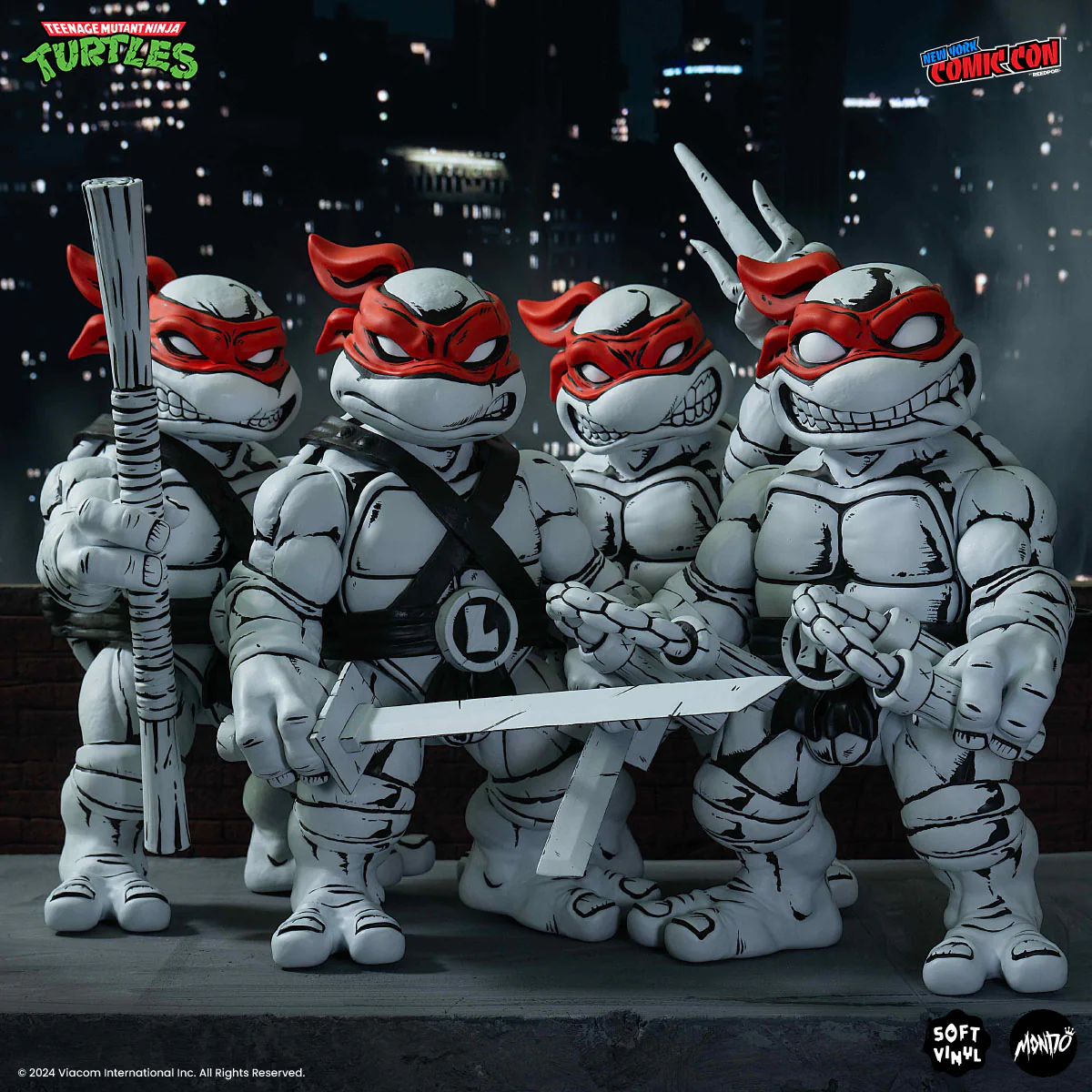 Teenage Mutant Ninja Turtles Soft Vinyl Figure Set - Mirage Variant - Image 6