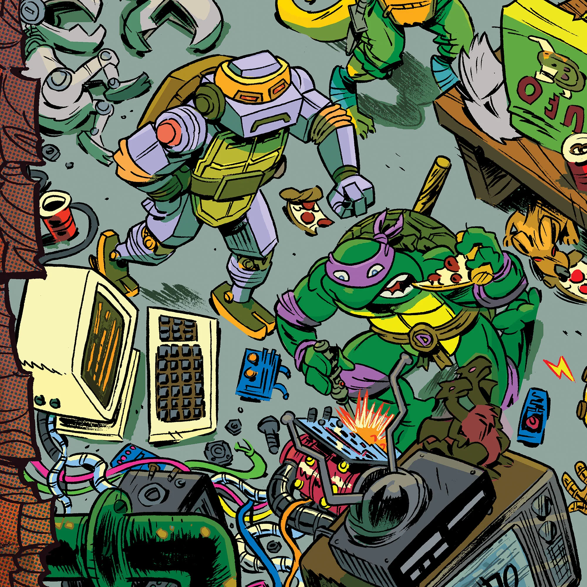 Teenage Mutant Ninja Turtles "Pizza Party" Poster - Image 4