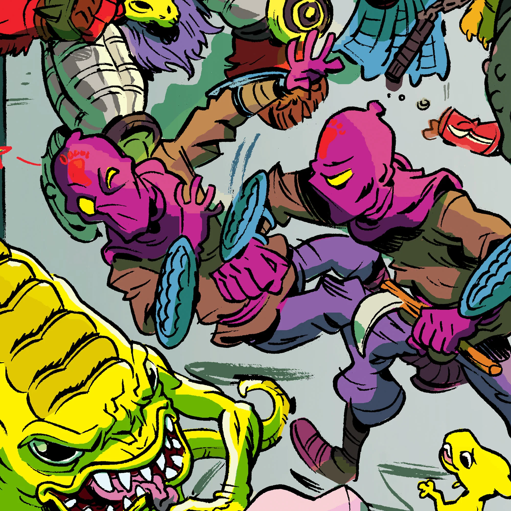 Teenage Mutant Ninja Turtles "Villain Party" Poster - Image 5