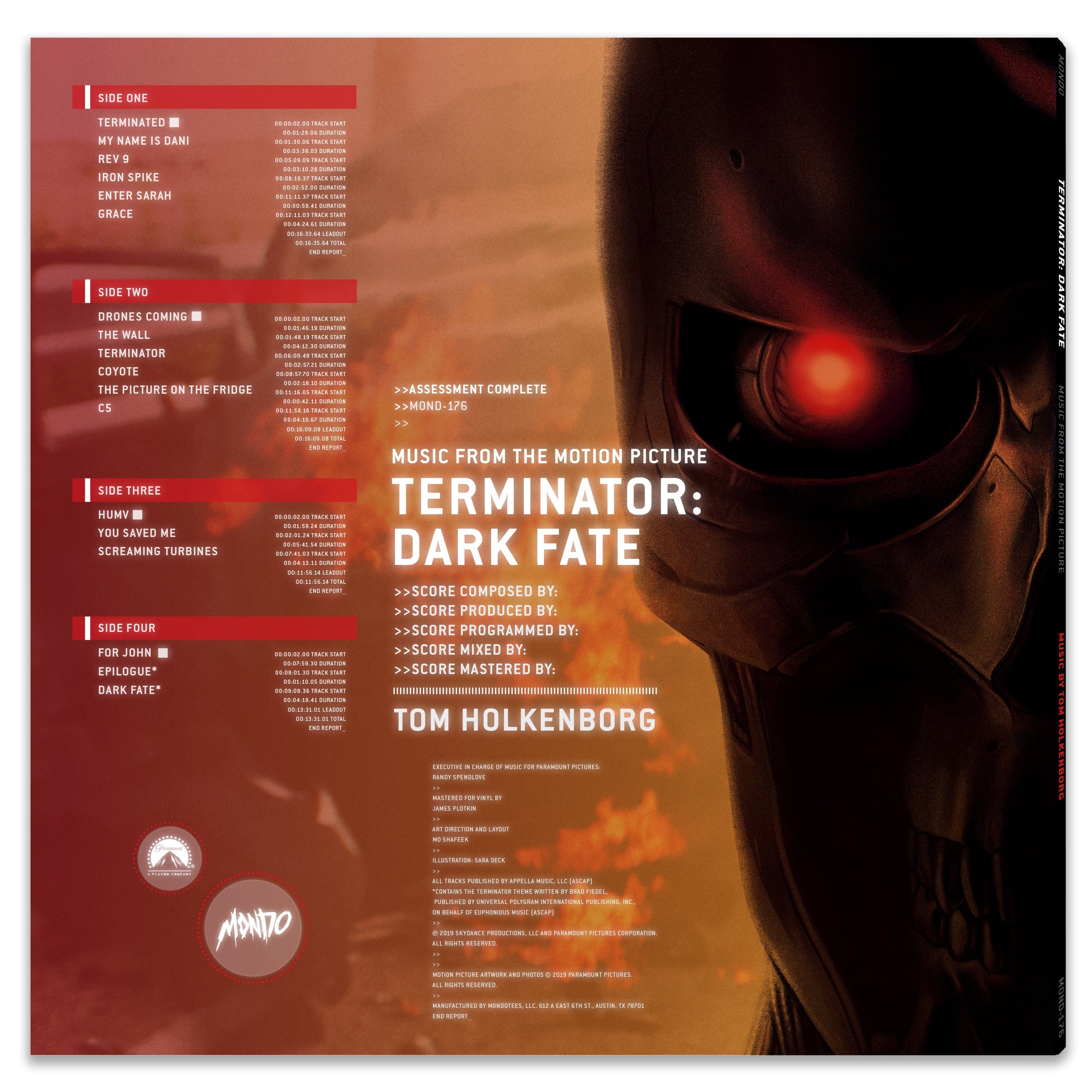 Terminator: Dark Fate – Original Motion Picture Soundtrack 2XLP - Image 3