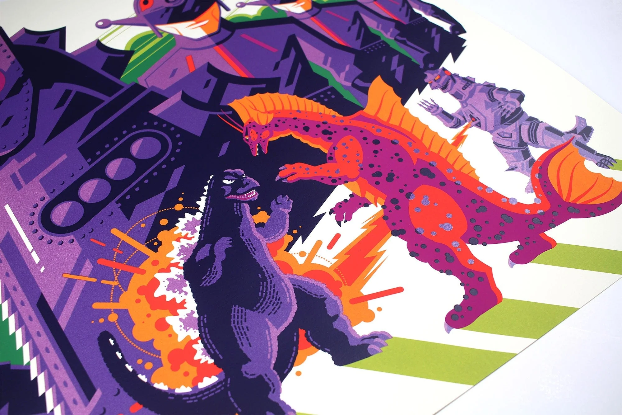 Terror Of Mechagodzilla Screenprinted Poster - Image 7