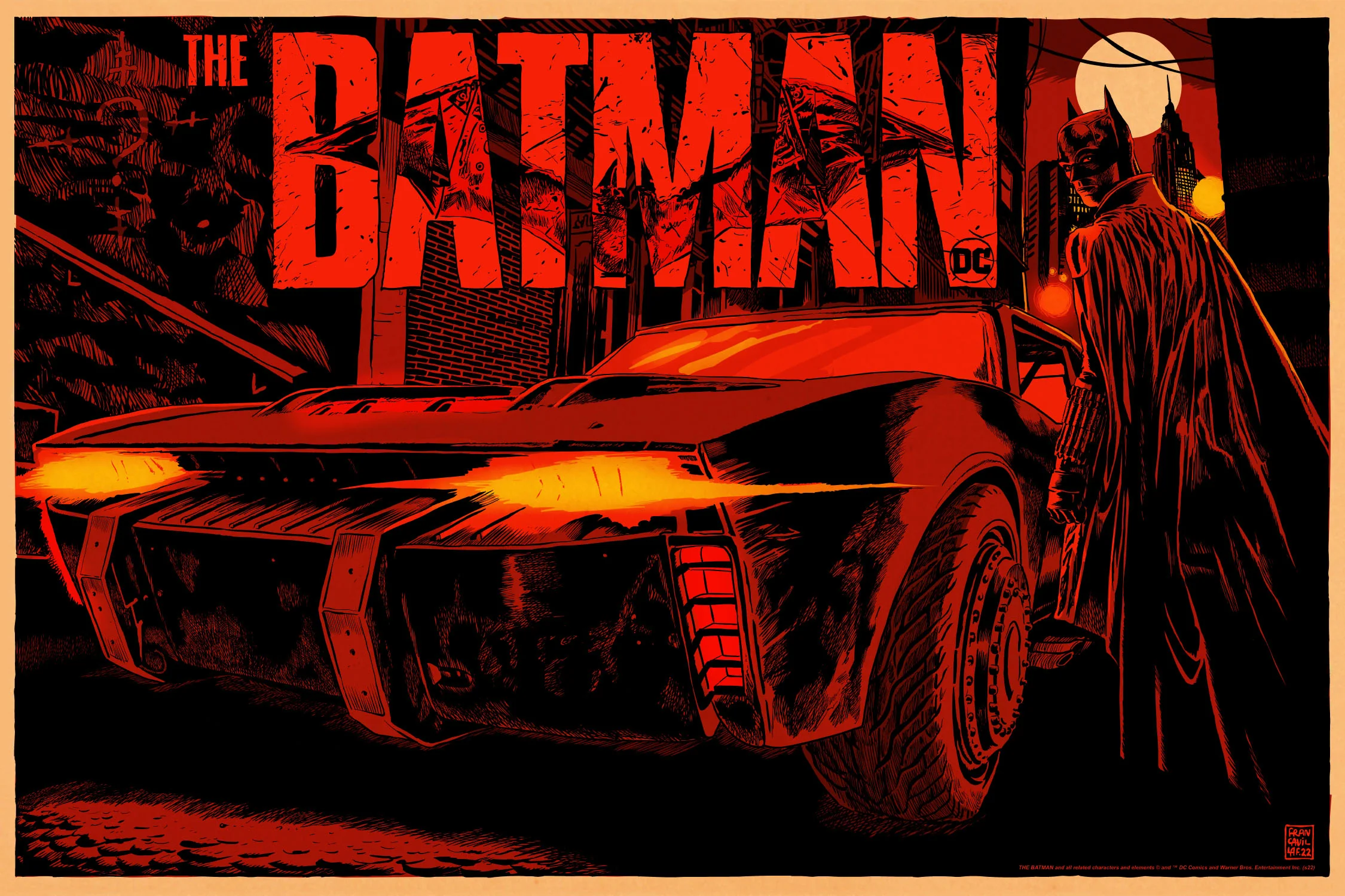 The Batman: Batmobile Variant Poster