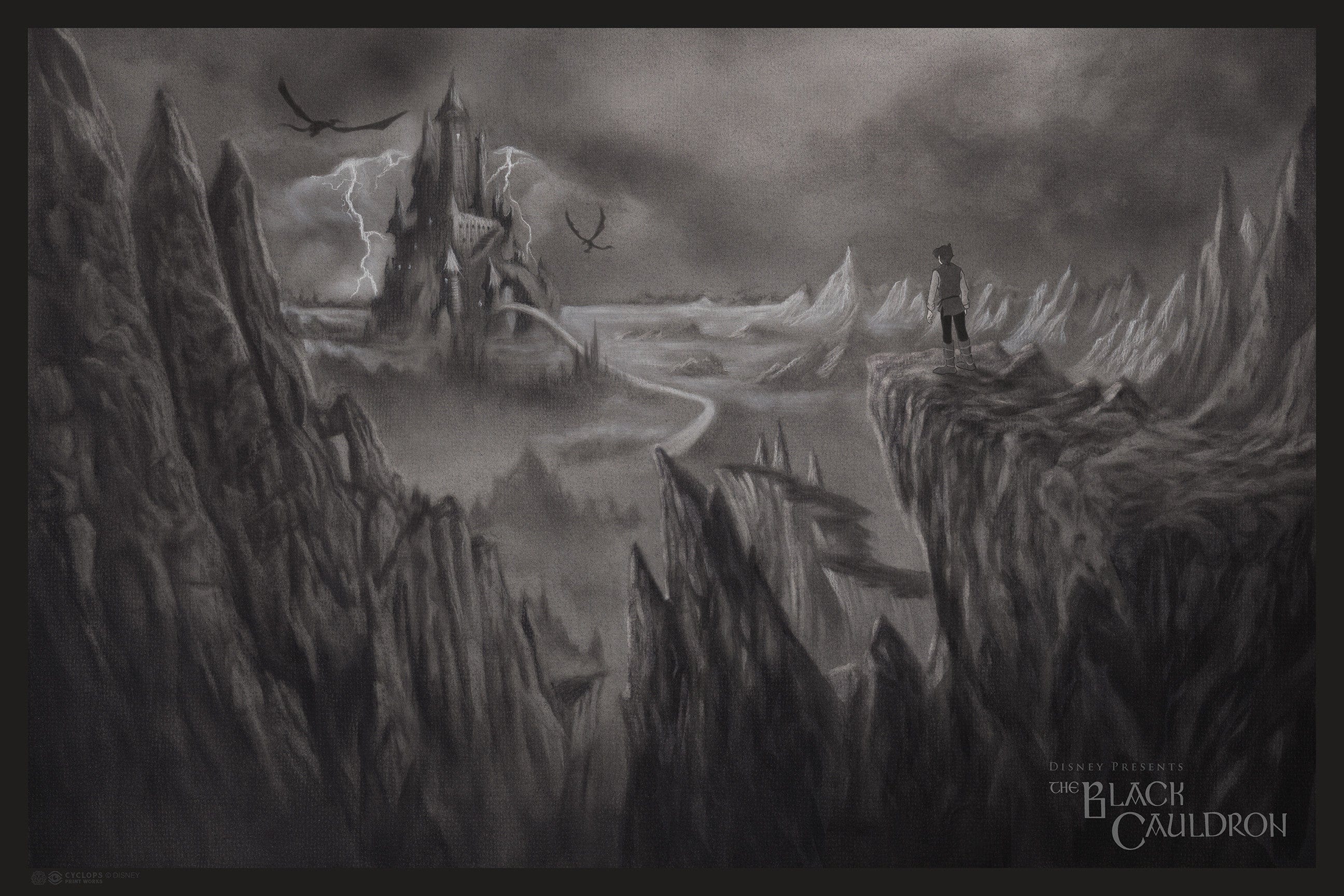 Mondo X Cyclops Print Works Print #17: The Black Cauldron