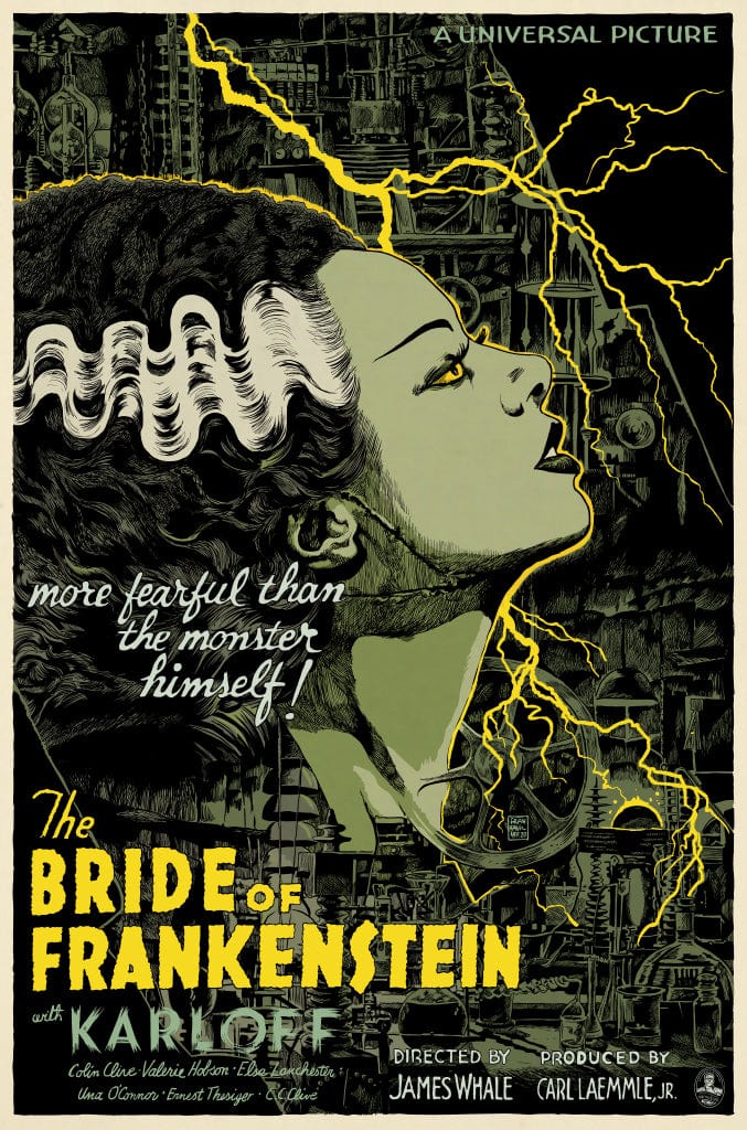 The Bride of Frankenstein Variant Poster