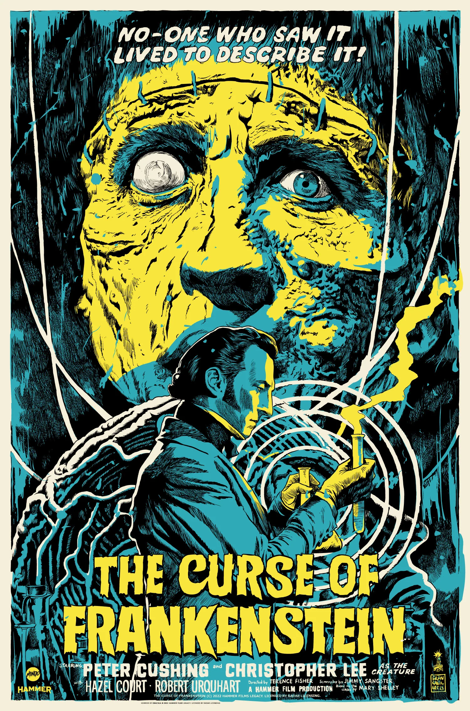The Curse of Frankenstein Variant Poster