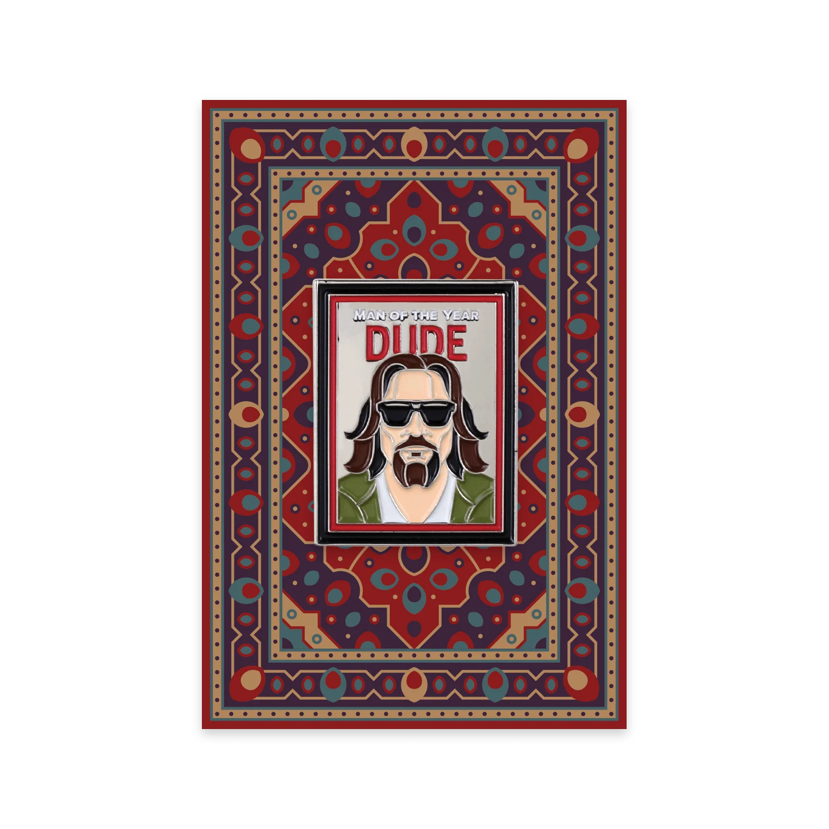 The Dude Enamel Pin