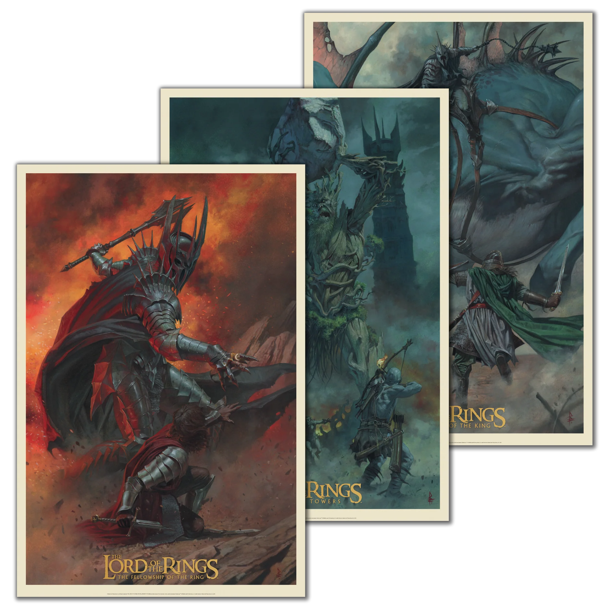 The Lord of the Rings Trilogy (Timed Edition) Poster Bundle