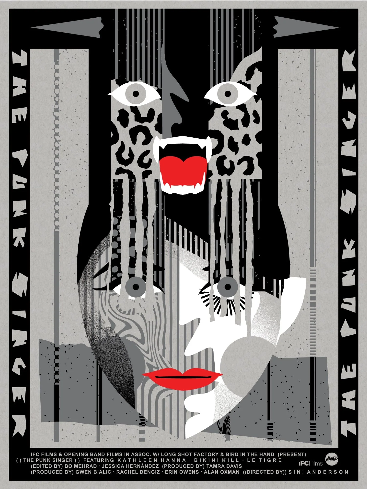 The Punk Singer (Silver Grey) Poster