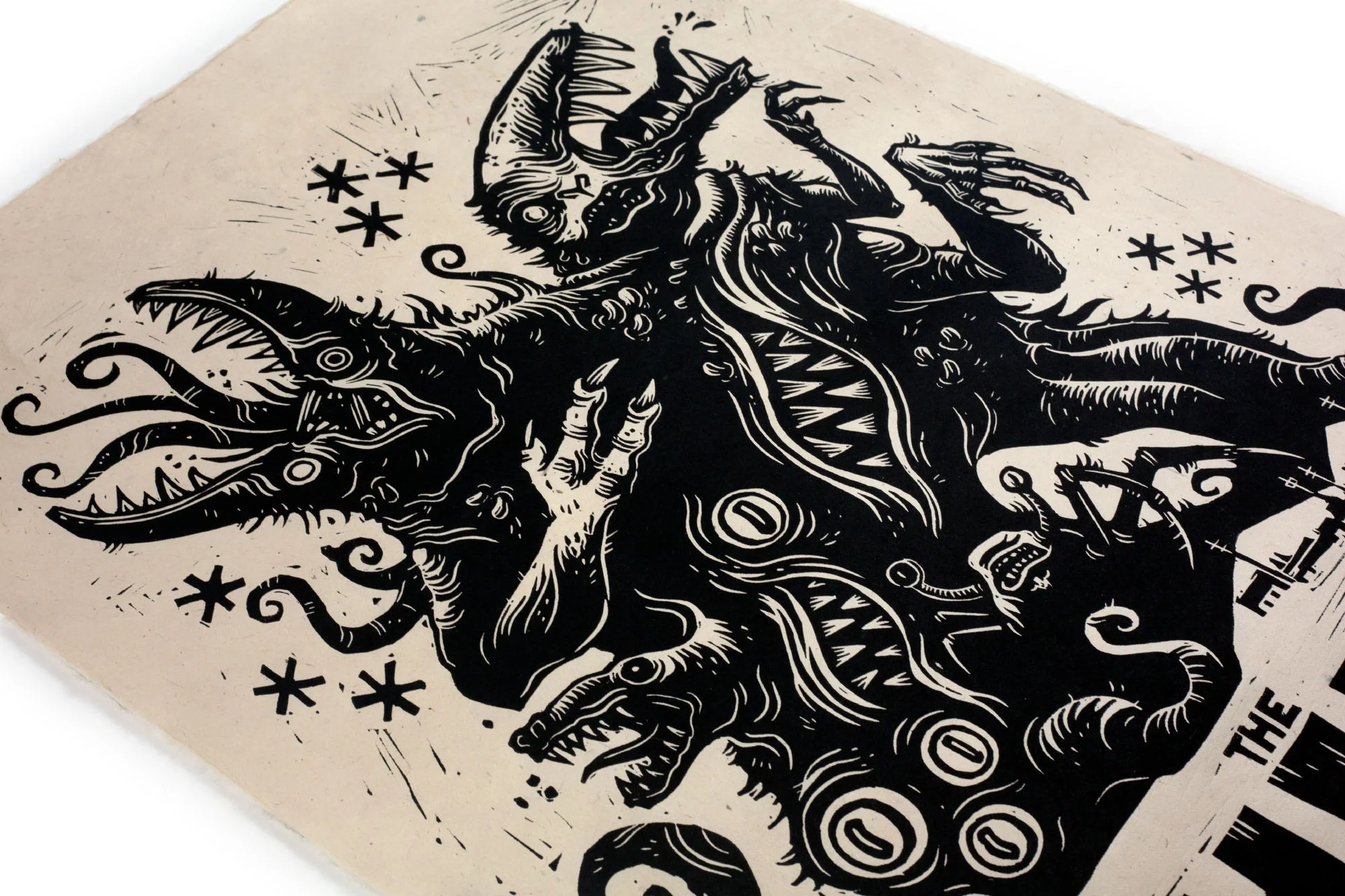 The Thing Linocut Poster - Image 3