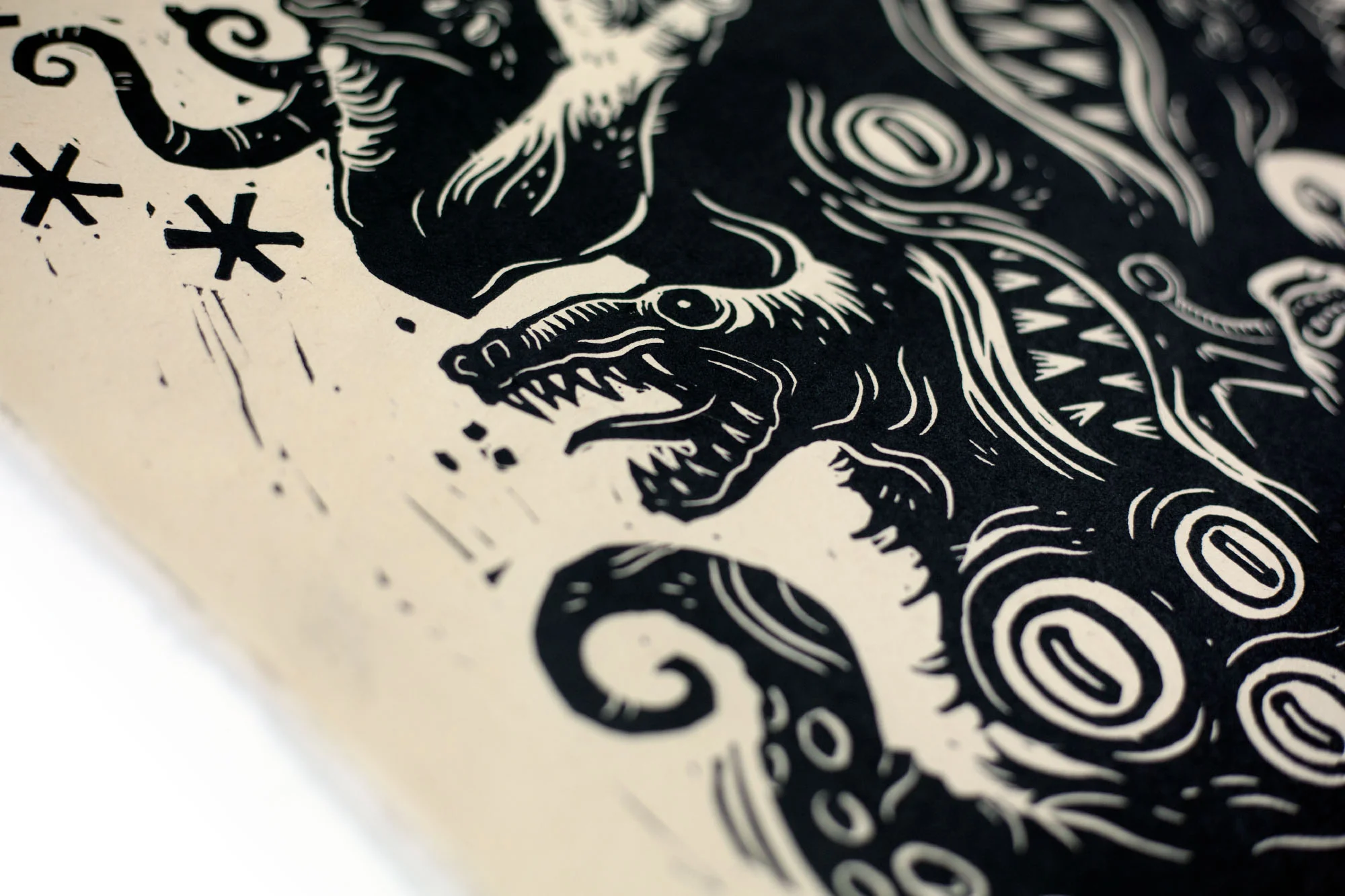 The Thing Linocut Poster - Image 7