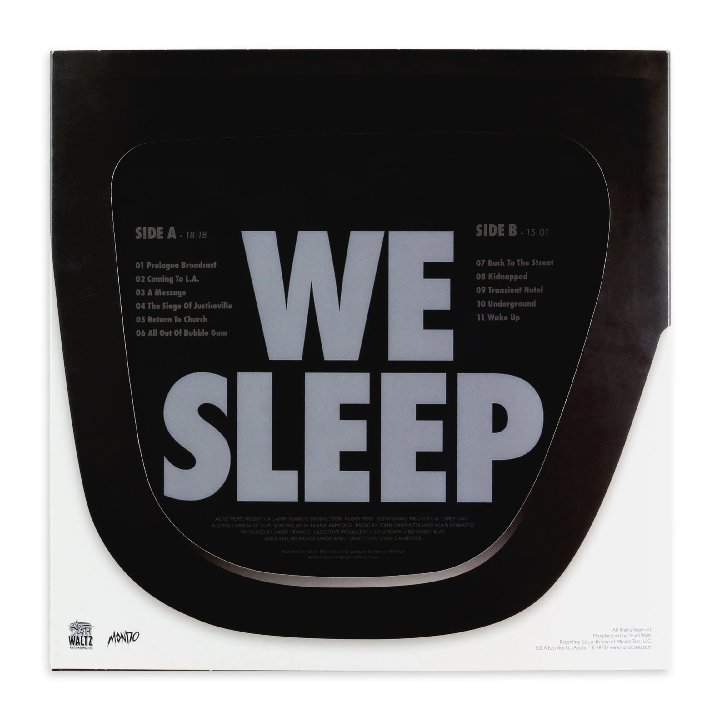 They Live – Original Motion Picture Soundtrack LP - Image 3