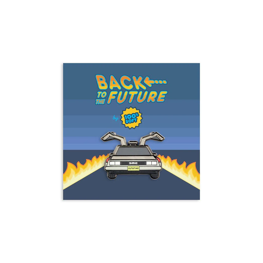 Back to the Future – Time Machine Enamel Pin