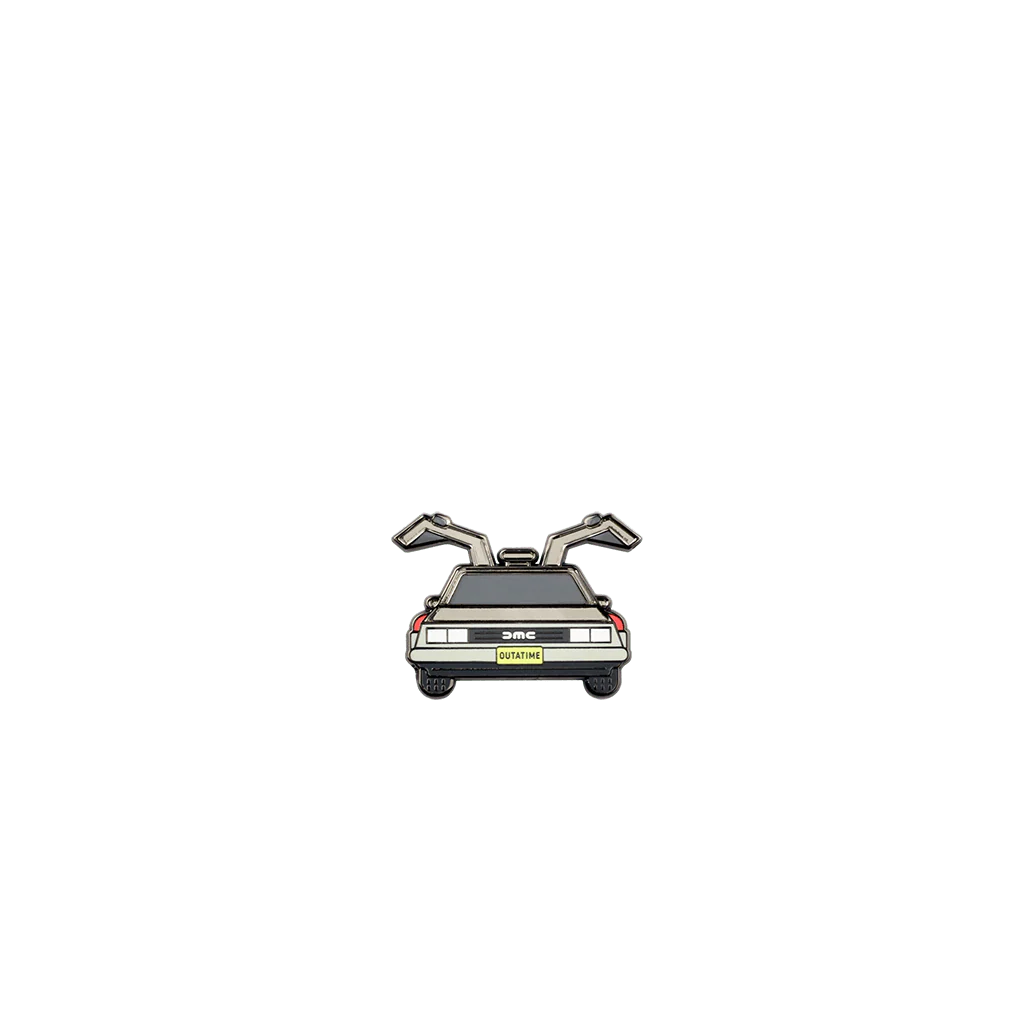 Back to the Future – Time Machine Enamel Pin - Image 2