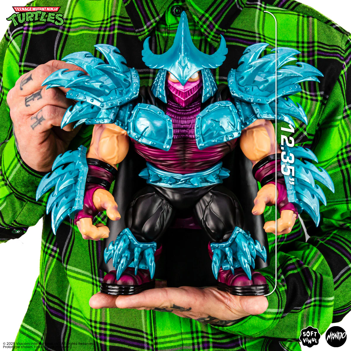 TMNT - Super Shredder Soft Vinyl Figure - Mutagen Variant - Image 4