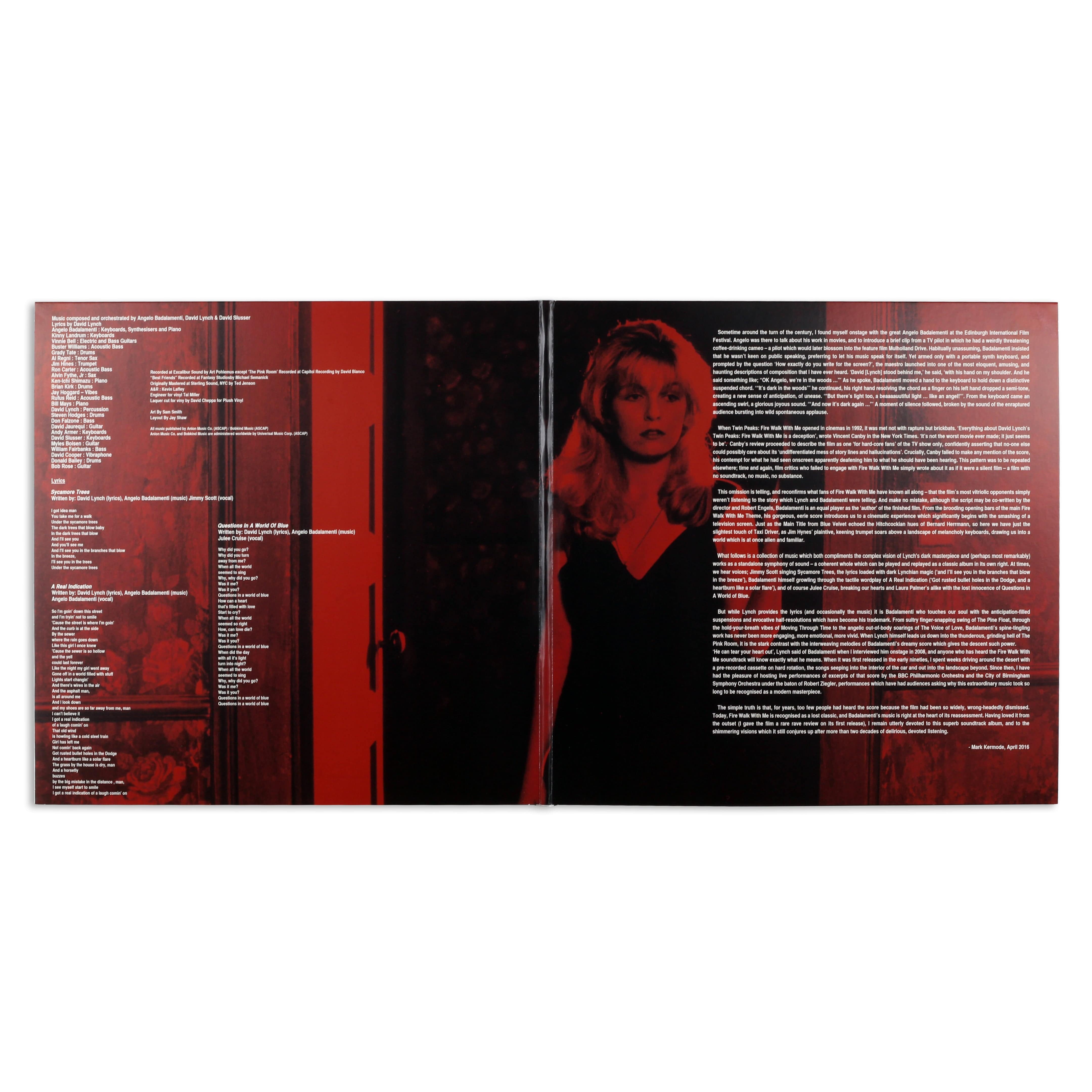 Twin Peaks: Fire Walk With Me – Original Motion Picture Soundtrack 2XLP - Image 6