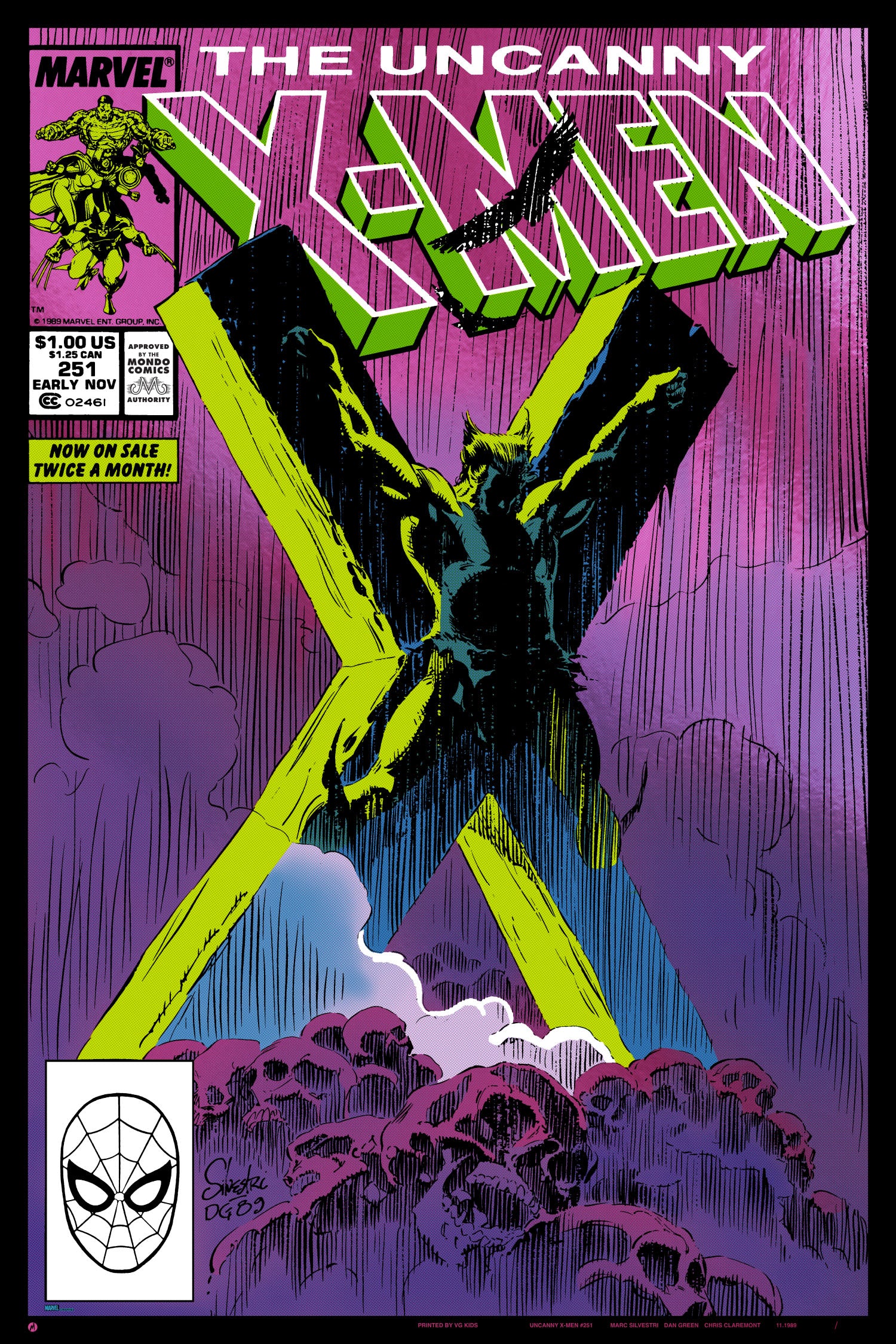 Uncanny X-Men #251 Poster