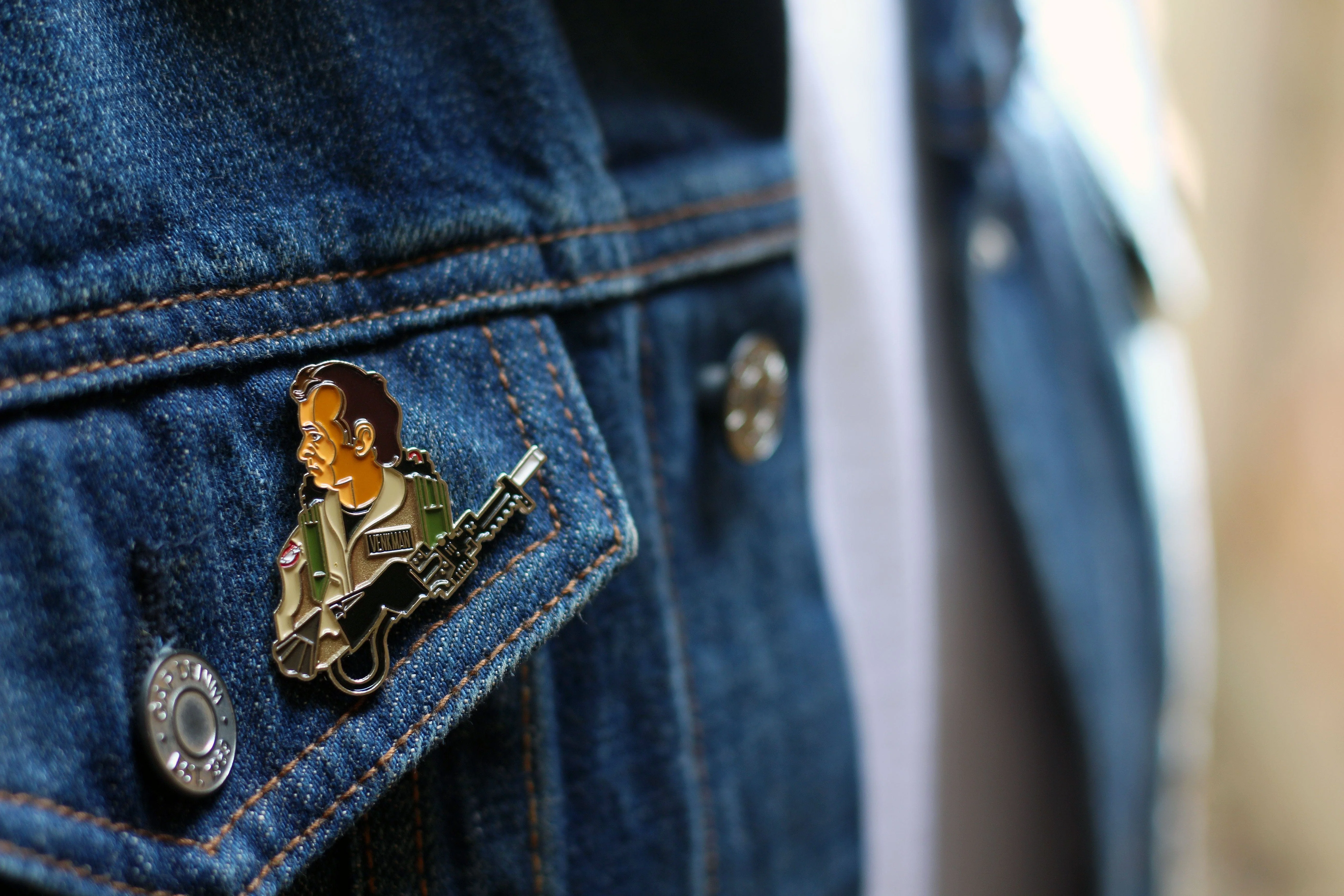 Ghostbusters – Peter Venkman Enamel Pin - Image 3