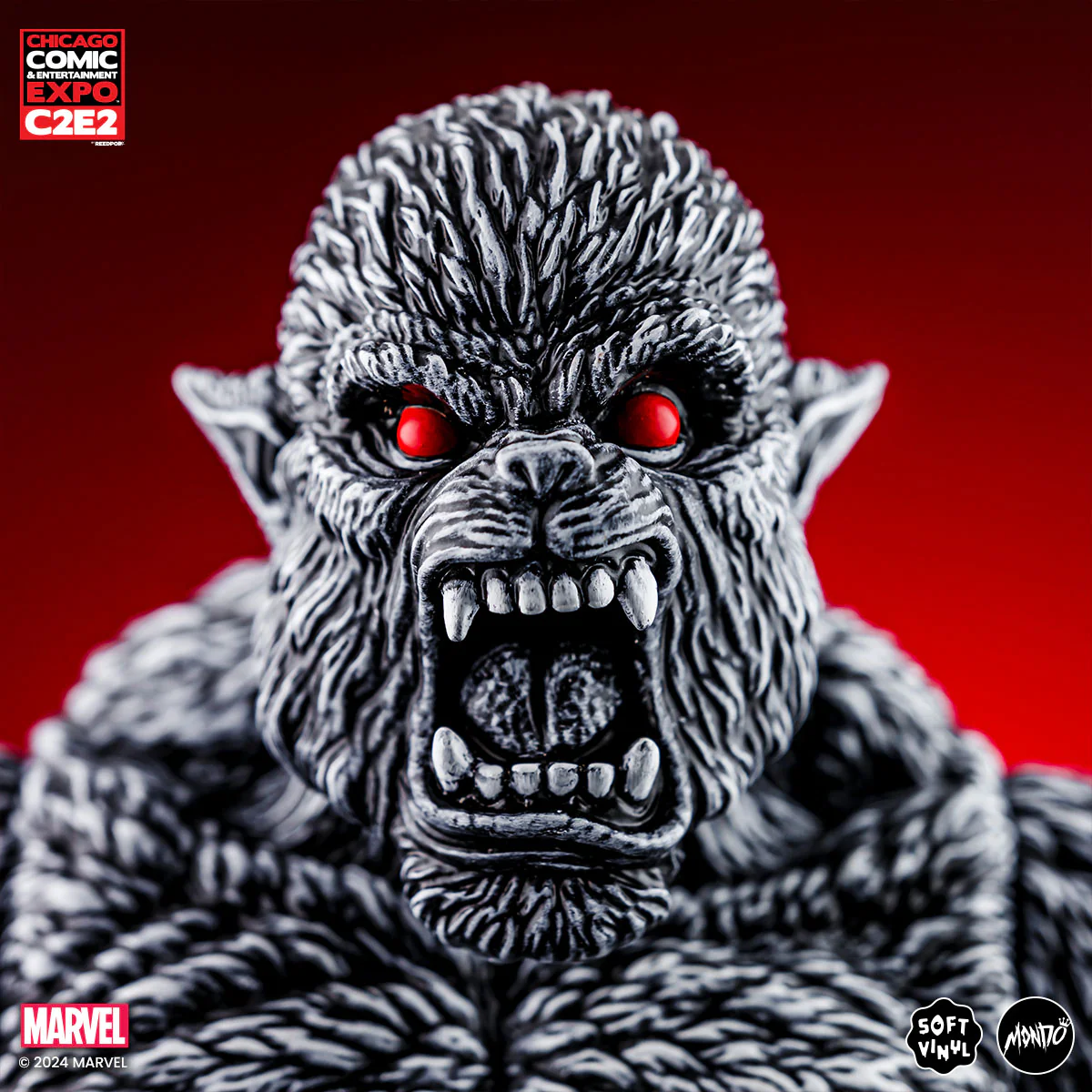 Werewolf By Night - Vinyl Designer Figure by James Groman - Pen & Ink Variant - Image 10