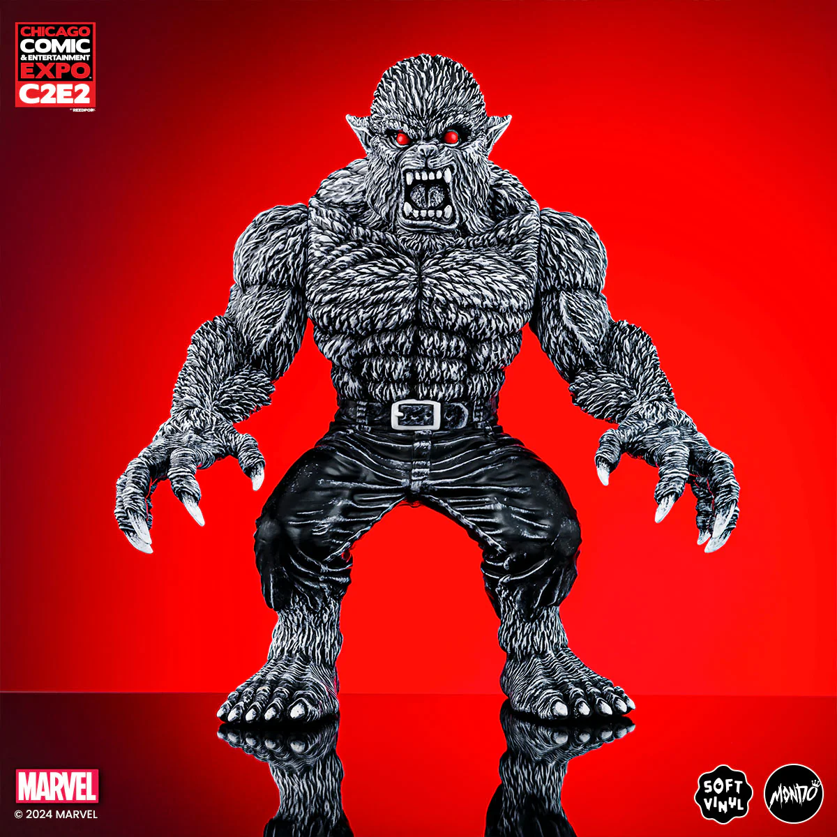 Werewolf By Night - Vinyl Designer Figure by James Groman - Pen & Ink Variant - Image 19