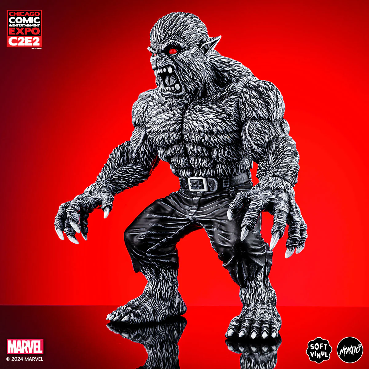 Werewolf By Night - Vinyl Designer Figure by James Groman - Pen & Ink Variant - Image 20