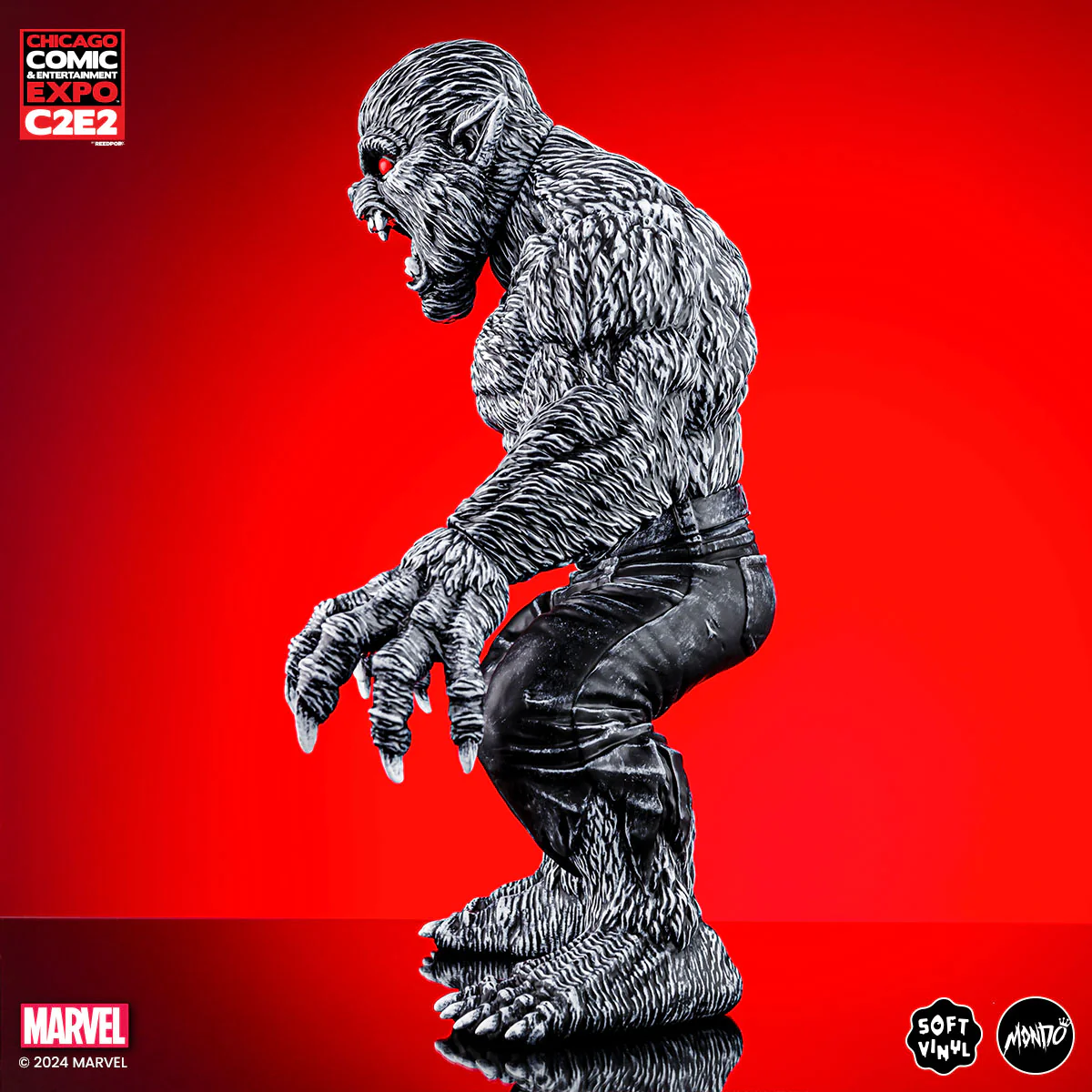 Werewolf By Night - Vinyl Designer Figure by James Groman - Pen & Ink Variant - Image 21