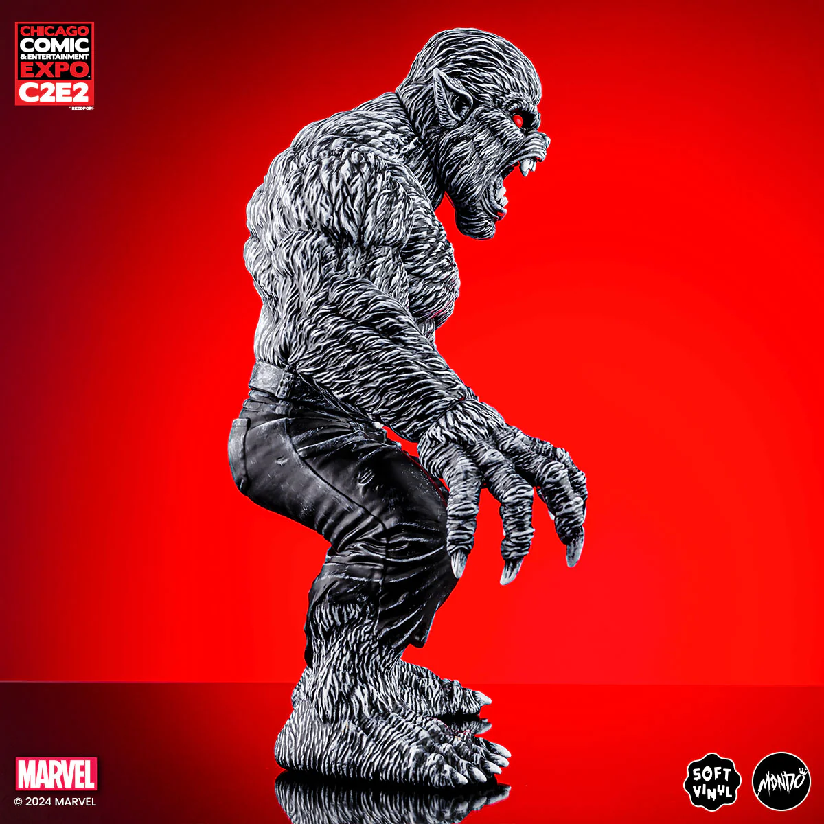 Werewolf By Night - Vinyl Designer Figure by James Groman - Pen & Ink Variant - Image 24