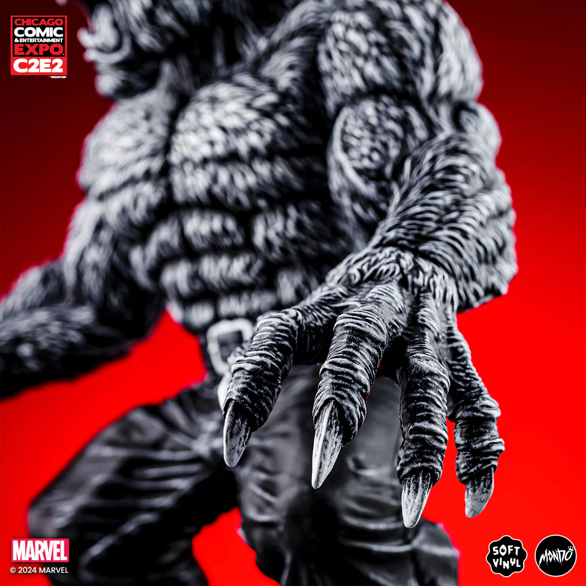 Werewolf By Night - Vinyl Designer Figure by James Groman - Pen & Ink Variant - Image 8