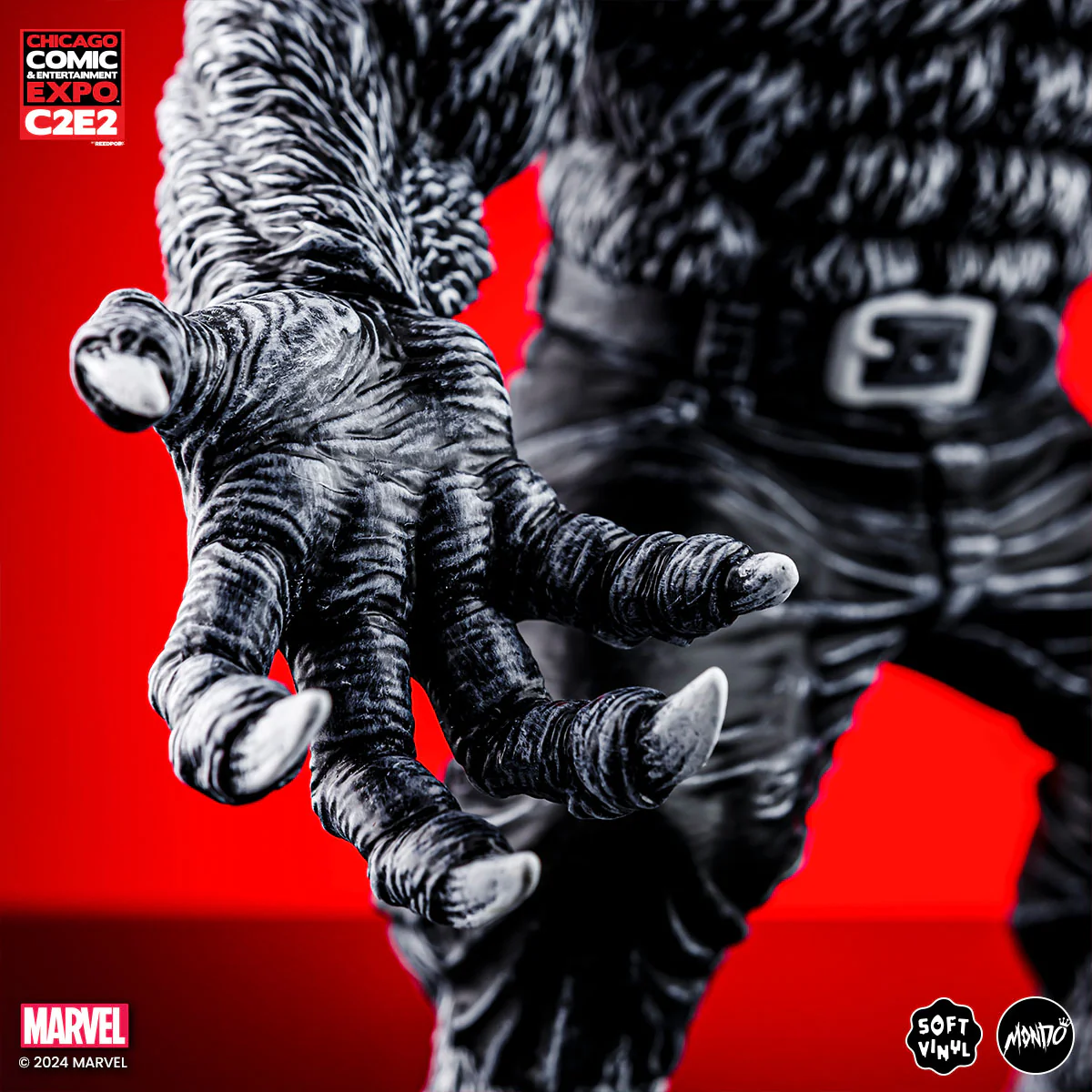 Werewolf By Night - Vinyl Designer Figure by James Groman - Pen & Ink Variant - Image 9