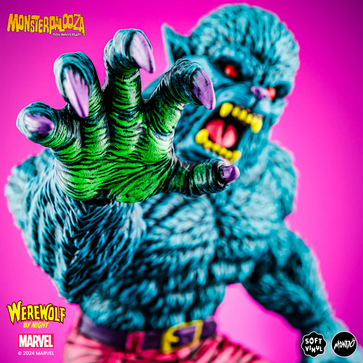 Werewolf By Night - Vinyl Designer Figure by James Groman - Psychedelic Variant - Image 10