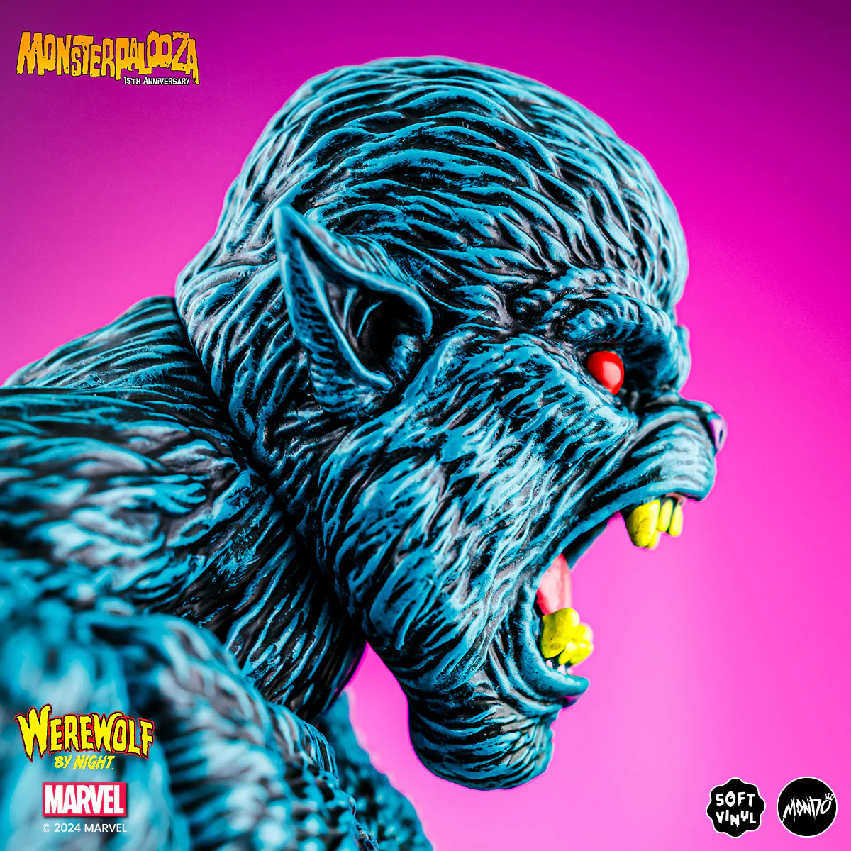 Werewolf By Night - Vinyl Designer Figure by James Groman - Psychedelic Variant - Image 13