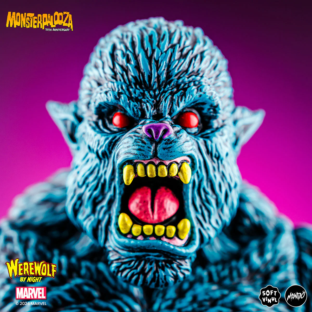Werewolf By Night - Vinyl Designer Figure by James Groman - Psychedelic Variant - Image 14