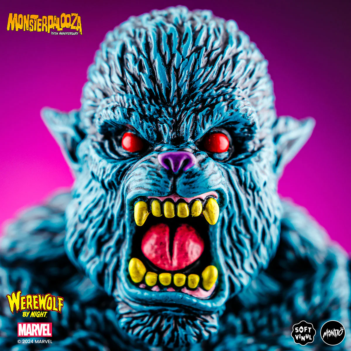 Werewolf By Night - Vinyl Designer Figure by James Groman - Psychedelic Variant - Image 15