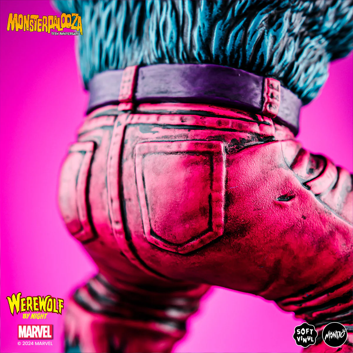 Werewolf By Night - Vinyl Designer Figure by James Groman - Psychedelic Variant - Image 16