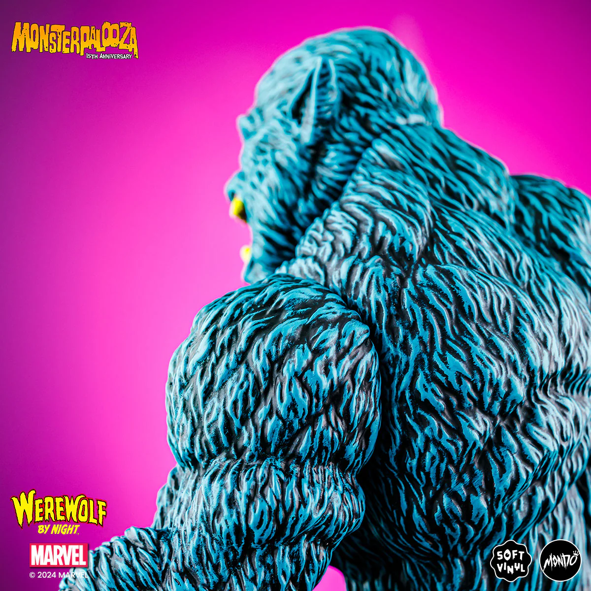 Werewolf By Night - Vinyl Designer Figure by James Groman - Psychedelic Variant - Image 19