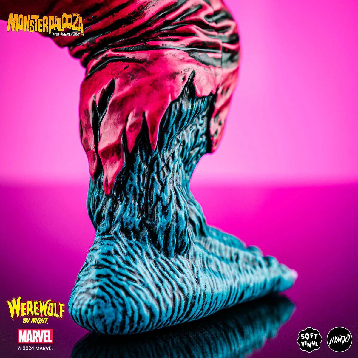 Werewolf By Night - Vinyl Designer Figure by James Groman - Psychedelic Variant - Image 21
