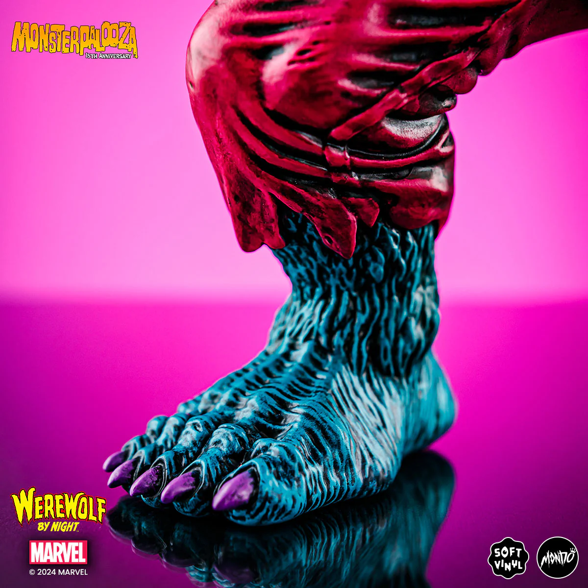 Werewolf By Night - Vinyl Designer Figure by James Groman - Psychedelic Variant - Image 22