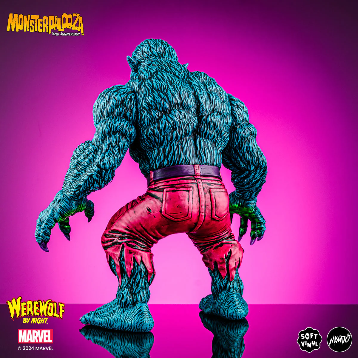 Werewolf By Night - Vinyl Designer Figure by James Groman - Psychedelic Variant - Image 6