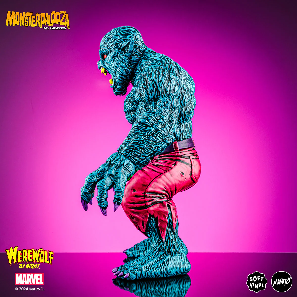 Werewolf By Night - Vinyl Designer Figure by James Groman - Psychedelic Variant - Image 7