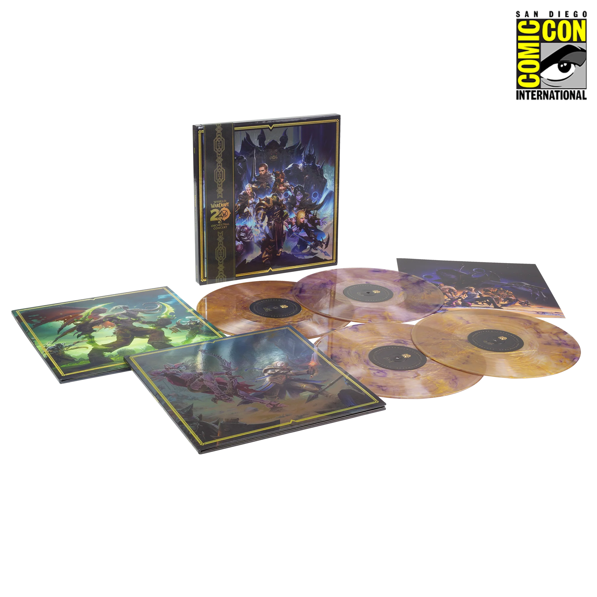 World of Warcraft: 20 Years of Music 4XLP (SDCC Exclusive Gold) - Image 2
