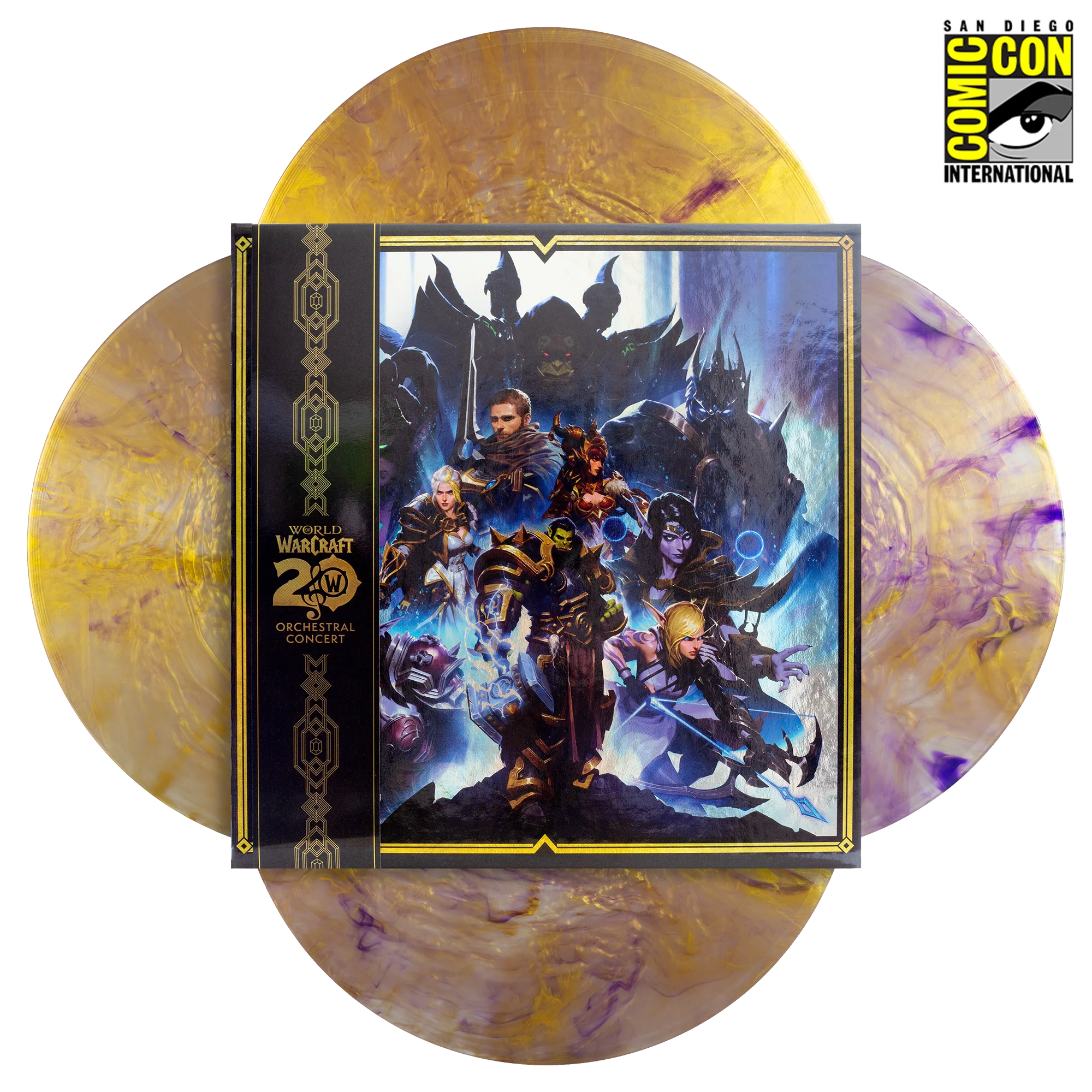 World of Warcraft: 20 Years of Music 4XLP (SDCC Exclusive Gold) - Image 3